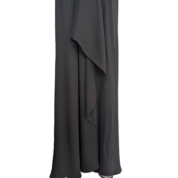 Cache (Vintage?) Strapless Column Gown Black and White Formal 8 - Picture 5 of 13